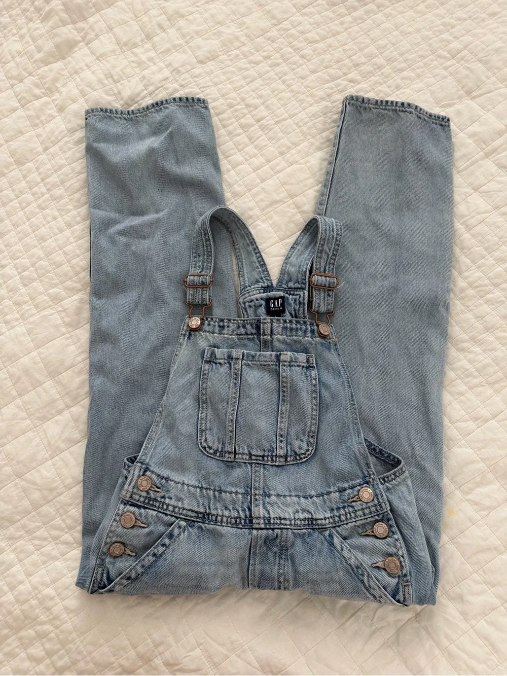 GAP Light Blue Denim Kids Overalls
